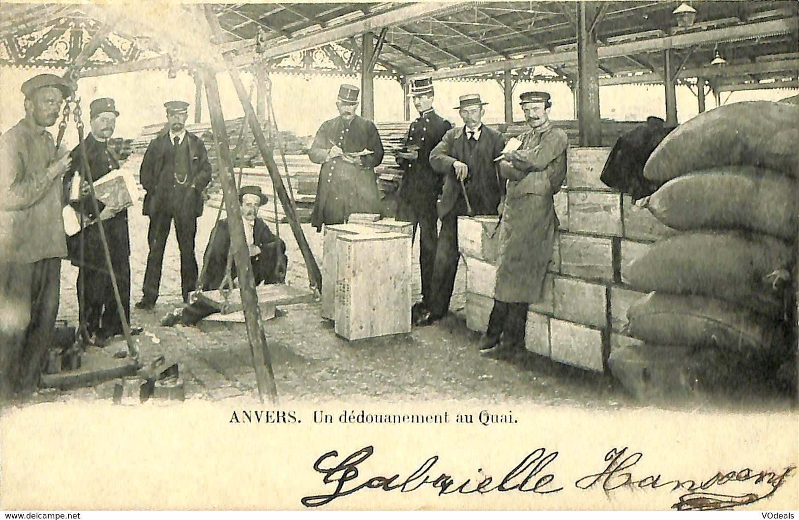 033 543 - CPA - Belgique - Antwerpen - Anvers - Un Dédouanement Au Quai - Antwerpen