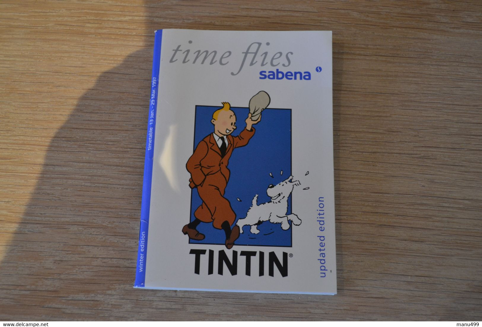 Tintin - Sabena Time Flies - Otros & Sin Clasificación