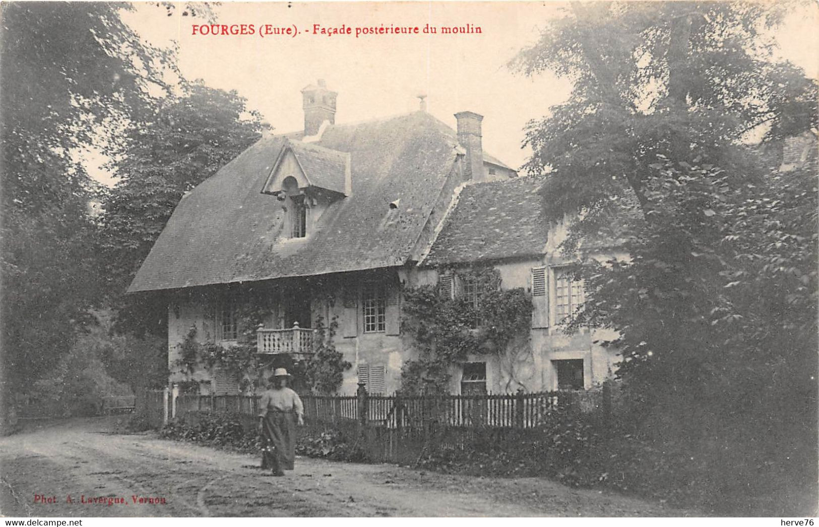 FOURGES - Façade Postérieure Du Moulin - Fourges