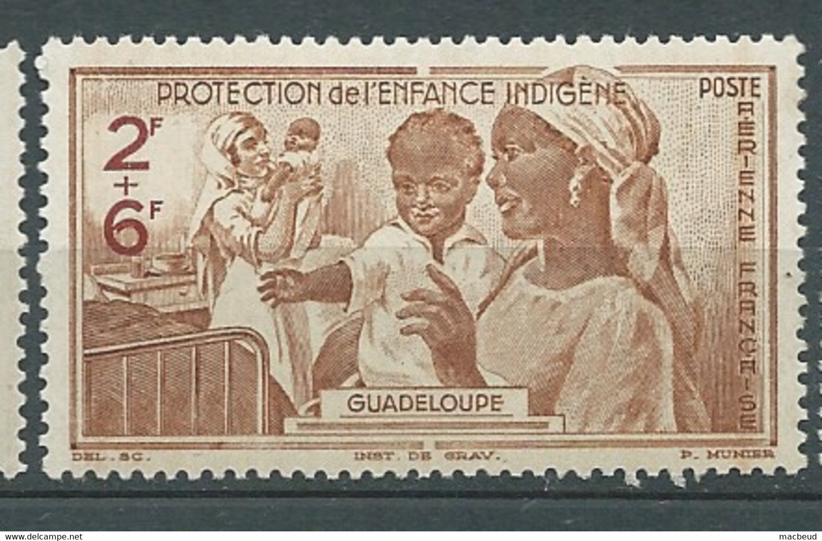 Guadeloupe - Aérien - Yvert N° 2 **  -  Abc 31003 - Poste Aérienne