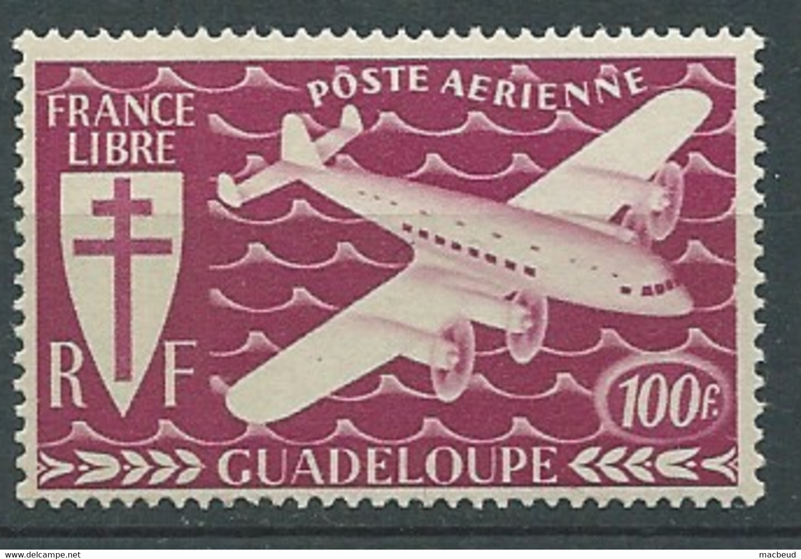 Guadeloupe - Yvert N° 5 **   - Abc31009 - Airmail