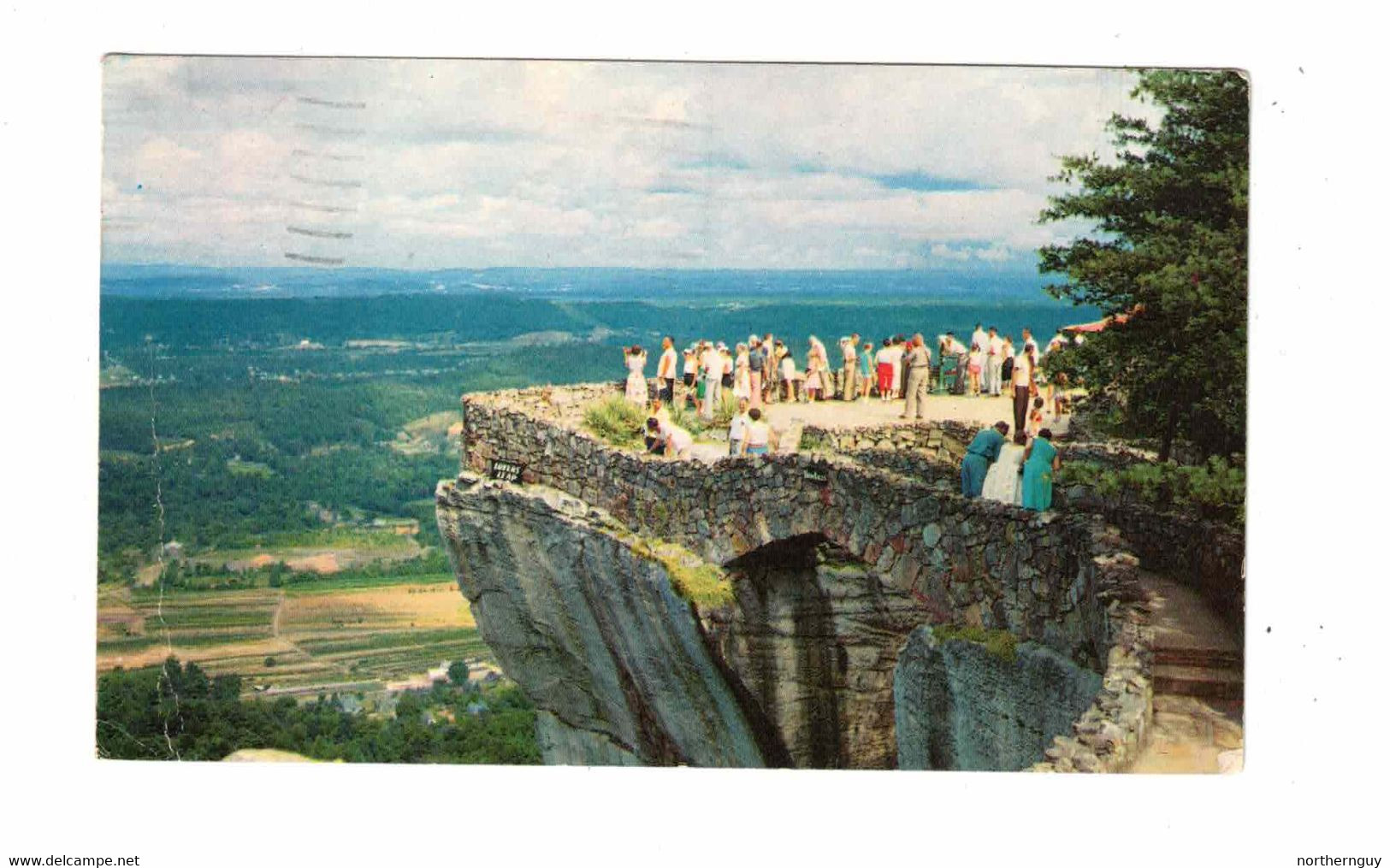 CHATTANOOGA, Tennessee, USA, Lover's Leap, Lookout Mountain Near Chattanooga, 1958 Chrome Postcard - Chattanooga
