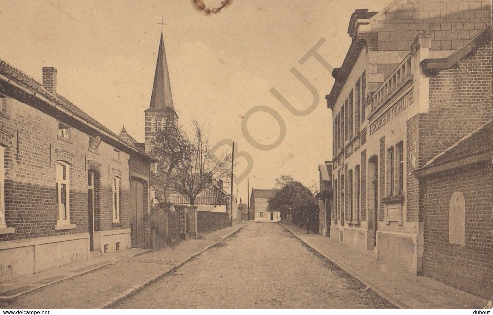 Postkaart-Carte Postale -WAANRODE - Gemeentehuis (C346) - Kortenaken