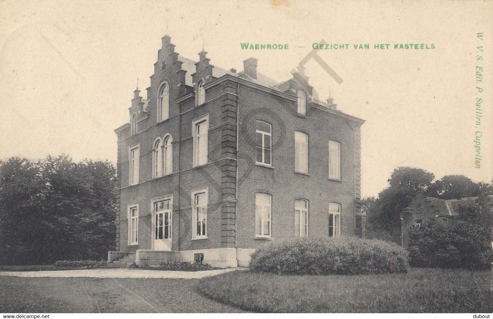 Postkaart-Carte Postale -WAANRODE - Gezicht Van Het Kasteels (C348) - Kortenaken