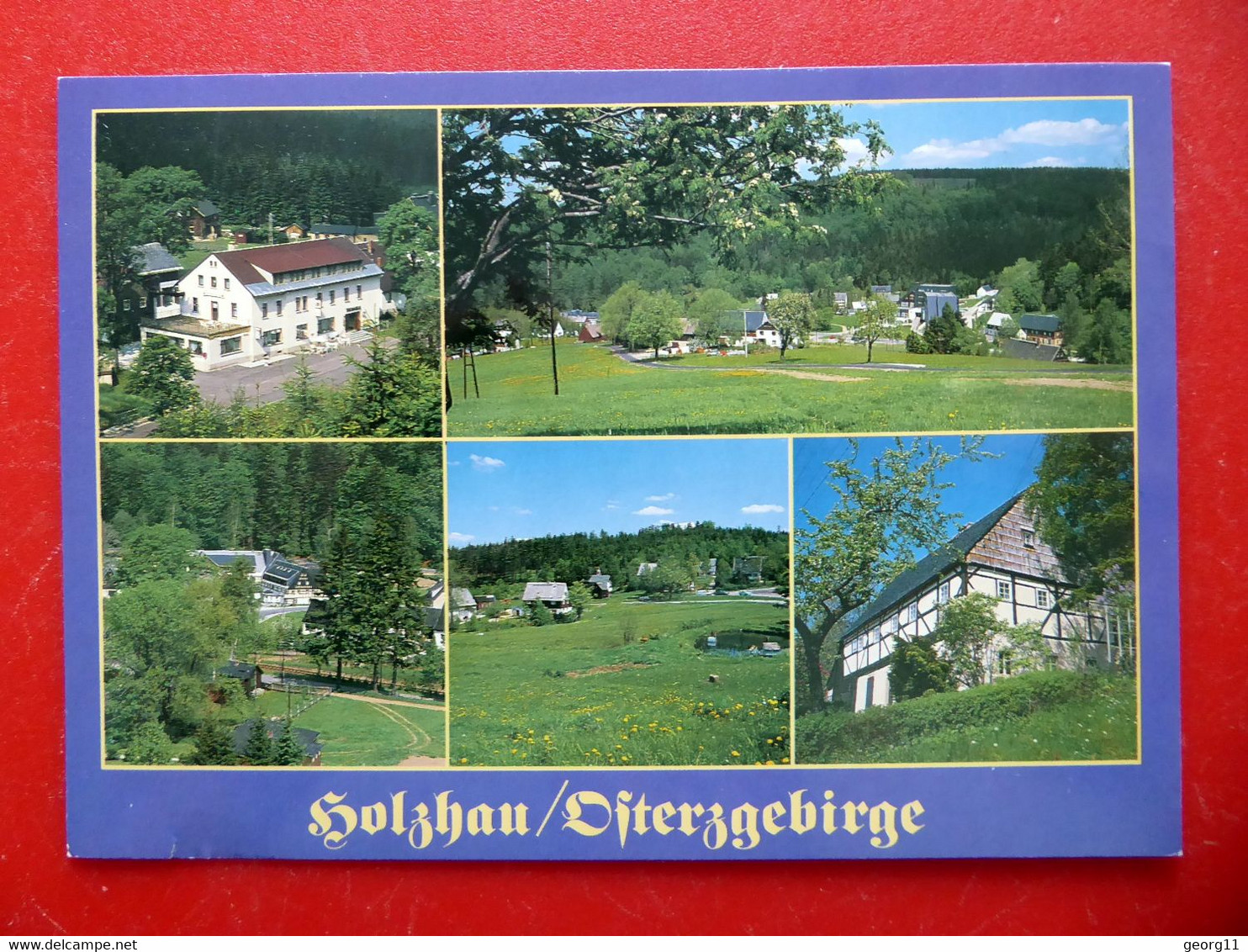 Holzhau - Rechenberg-Bienenmühle - Hotel Lindenhof - Fachwerkhaus Oberdorf - Erzgebirge Sachsen - Rechenberg-Bienenmühle