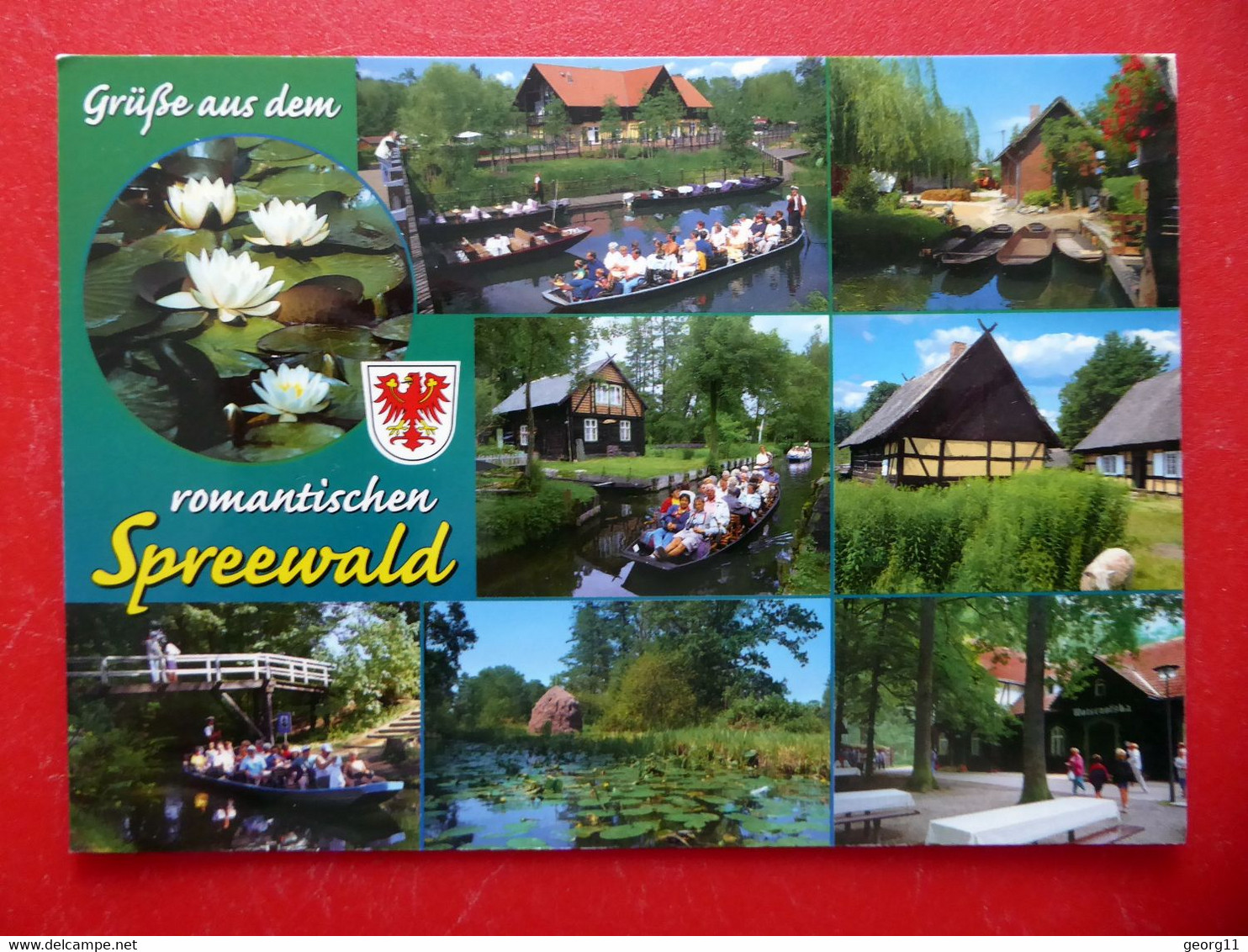 Spreewald - Wappen - Boote - Kahnfahrt - Brandenburg - Rechenberg-Bienenmühle