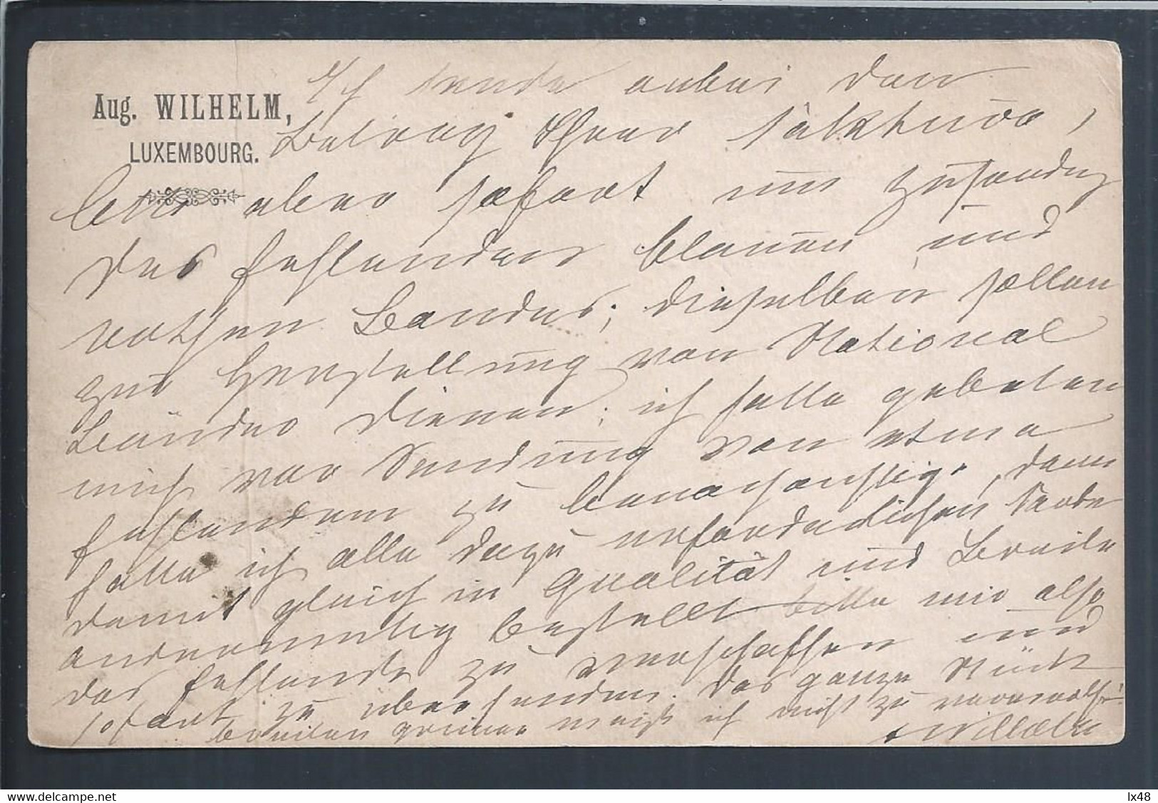 Repeated Postal Stationery From Luxembourg Circulated In 1891 By King D. Afonso. Entier Postal Répété Du Luxembourg Diff - 1891 Adolfo Di Fronte