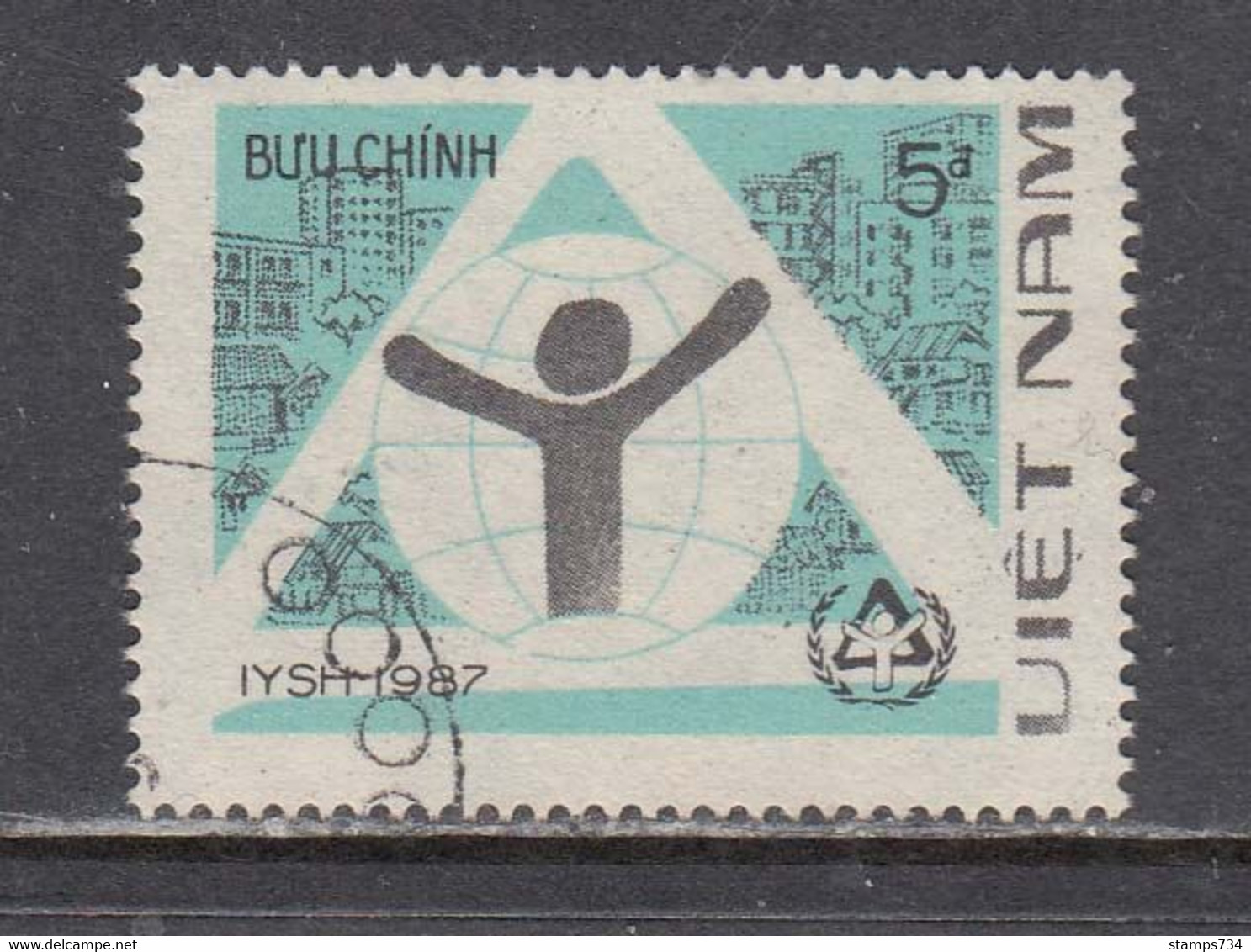 Vietnam 1987 - International Year For Decent Housing, Mi-Nr. 1831, Used - Vietnam