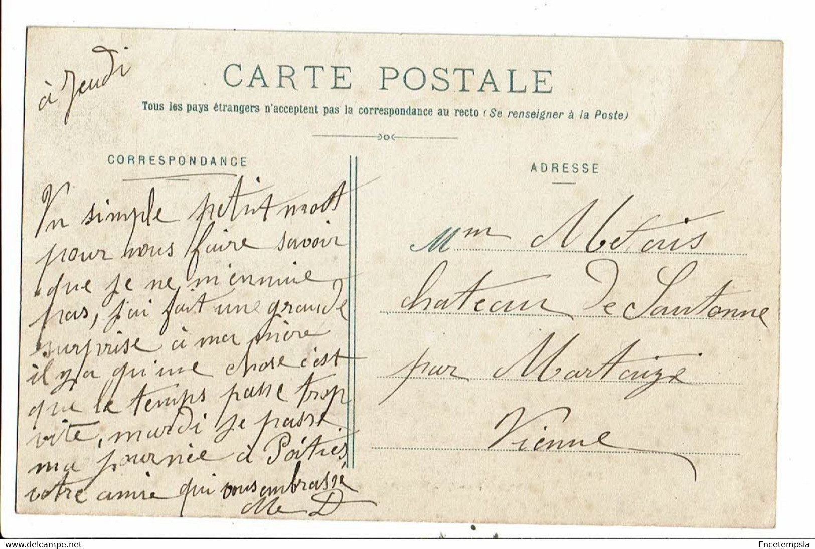 CPA Carte Postale-France-Smarves Entrée Du Bourg Et Chevet De L'église  VM26011p - Smarves
