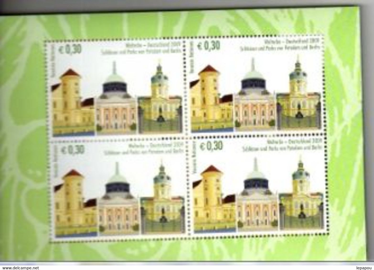 Nations Unies 2009 - Carnet de 14 pages "Weltherbe Deutschland 2009" - 24 timbres par bloc de 4   Neuf** MNH