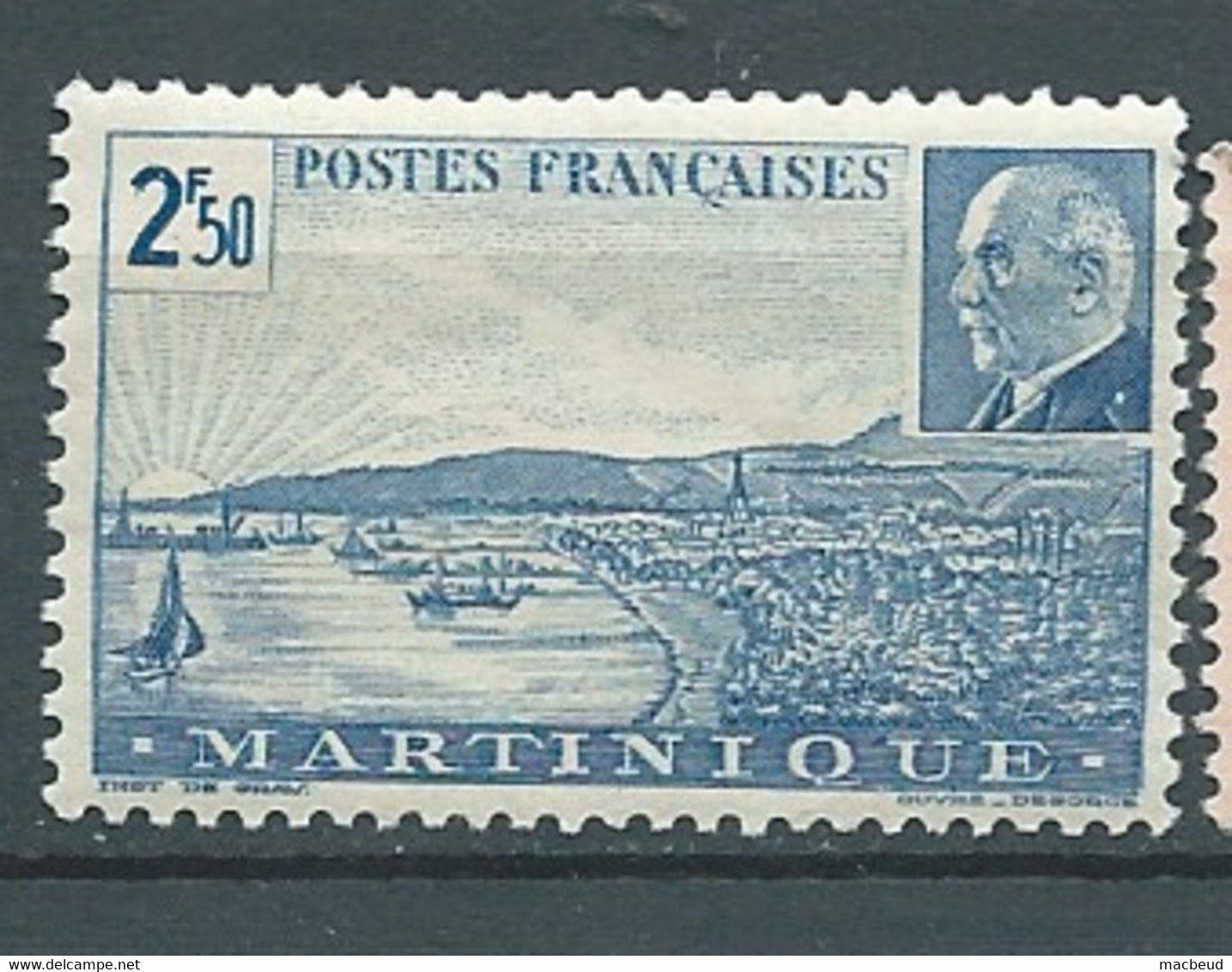 Martinique  - Yvert N°   190 (*)       -  Abc 31119 - Neufs