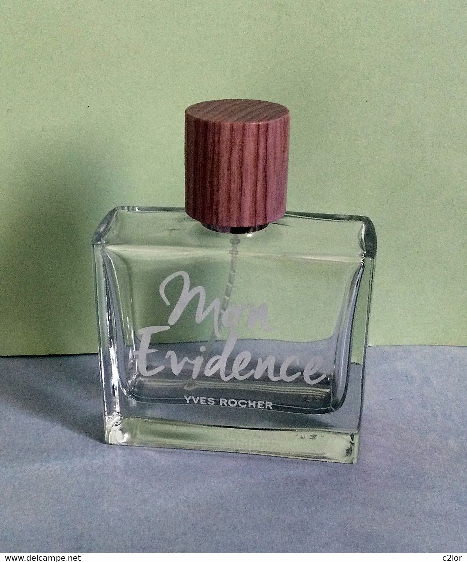 Flacon Vaporisateur "MON EVIDENCE" D'Yves ROCHER  Eau De Parfum 50 Ml VIDE/EMPTY - Flakons (leer)