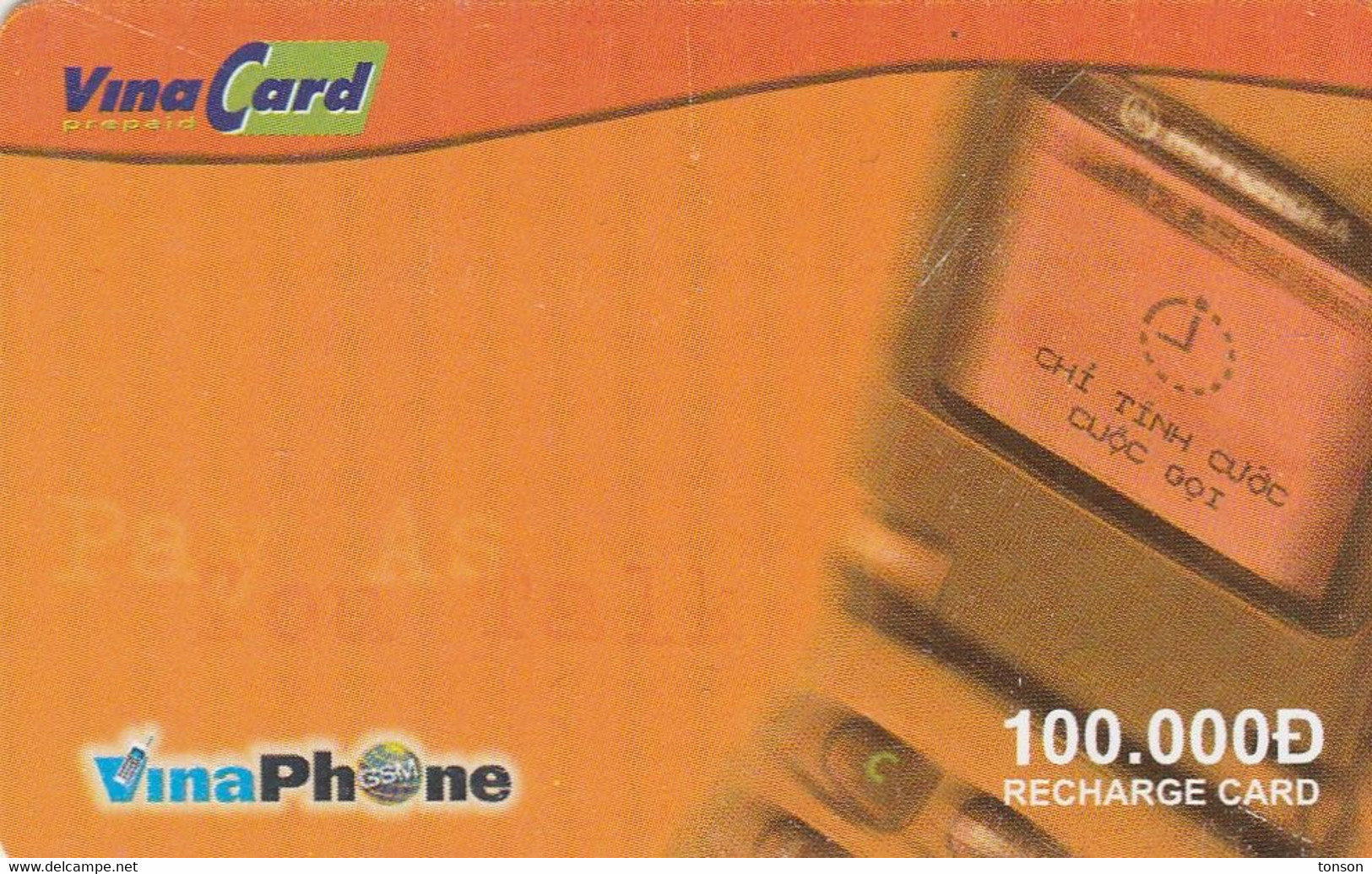 Vietnam, VNC 01 Or 02 ( Orange Or Red ), Pay Us - You Talk, 2 Scans    Expiry 31/12/2005 - Vietnam