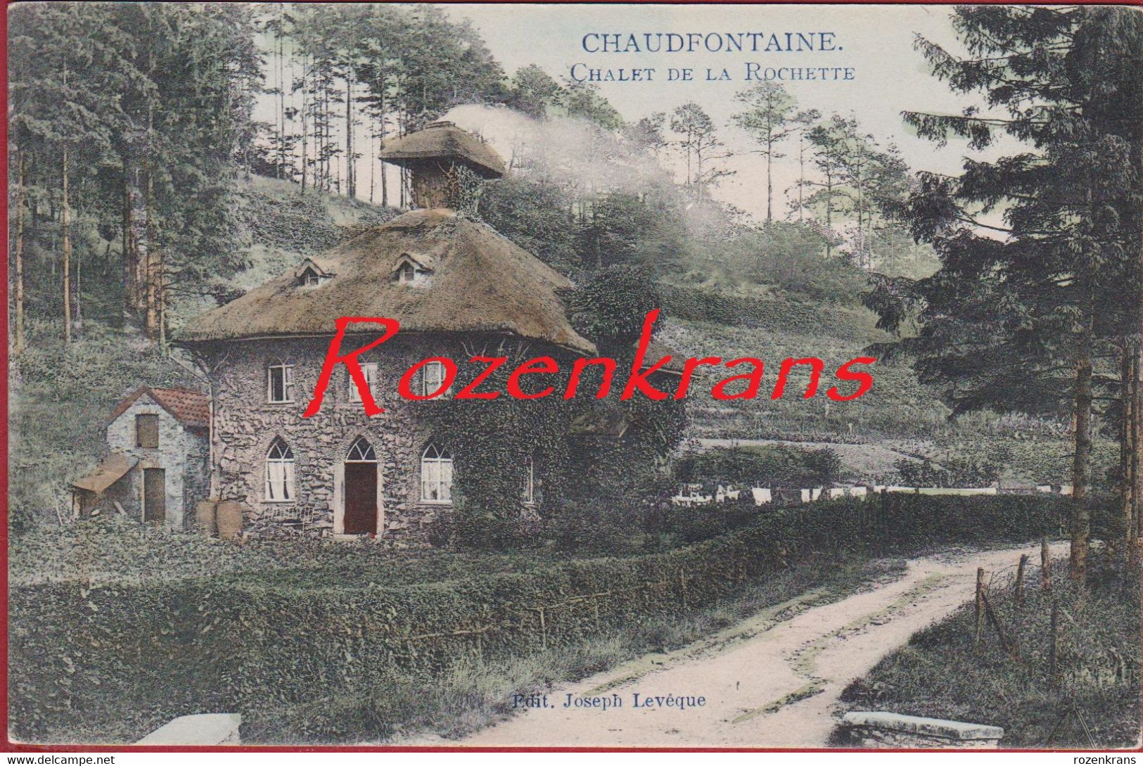 CHAUDFONTAINE : Chalet De La Rochette CPA Carte Colorisée Edit. Marco Marcovici (En Très Bon état) (In Zeer Goede Staat) - Chaudfontaine