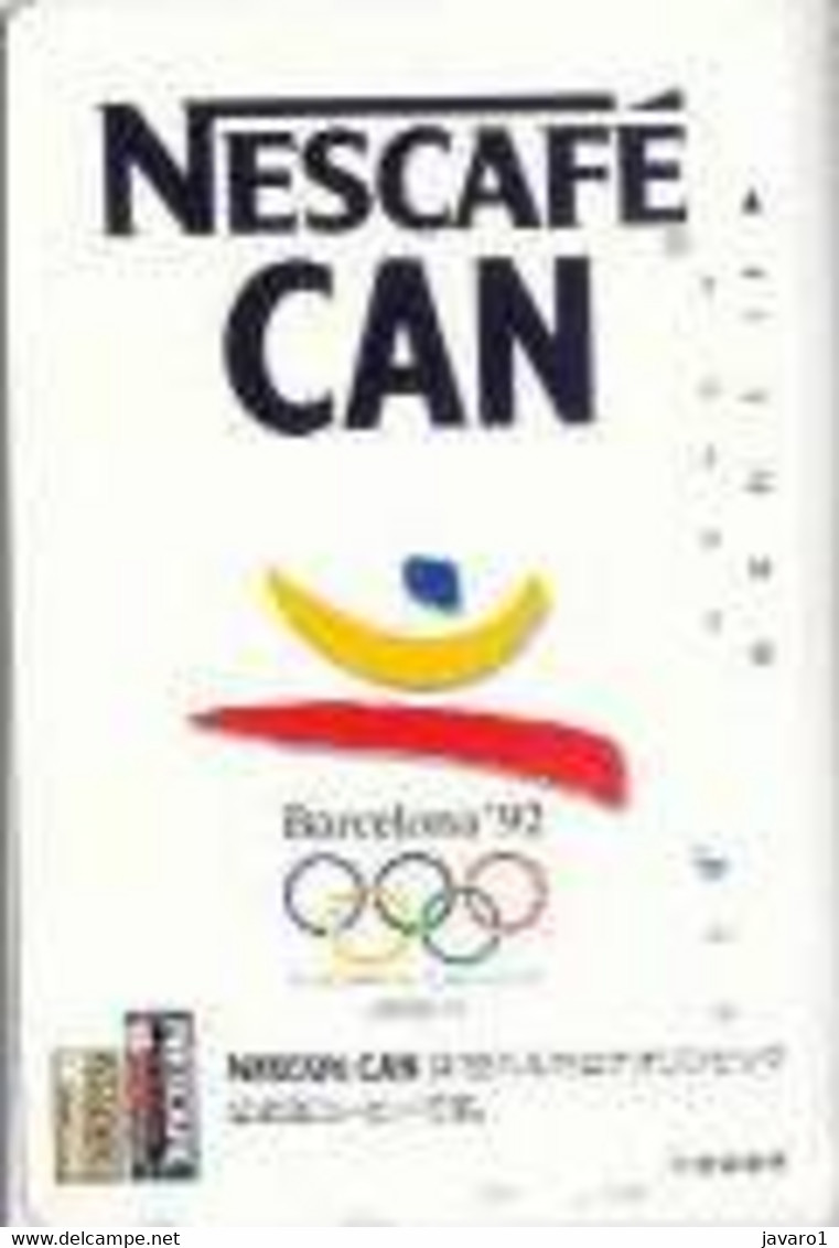 SPAIN_JAPA : EM056A NESCAFE CAN JBS25-14 Logo+circ USED - Andere & Zonder Classificatie