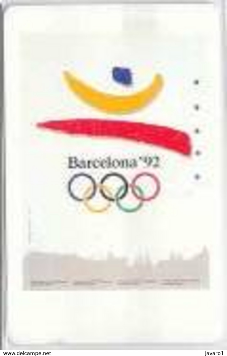 SPAIN_JAPA : EM094 BARCELONA 92 Logo City Skyline USED - Autres & Non Classés