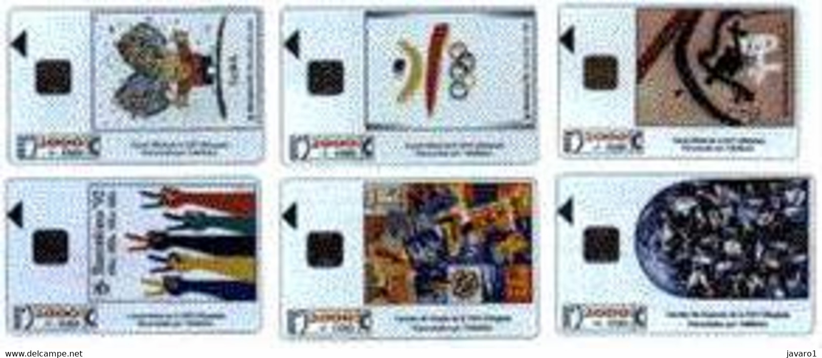 SPAIN : CP011/16 BARCELONA)92  Set Of 6 (in Blister) MINT - Autres & Non Classés