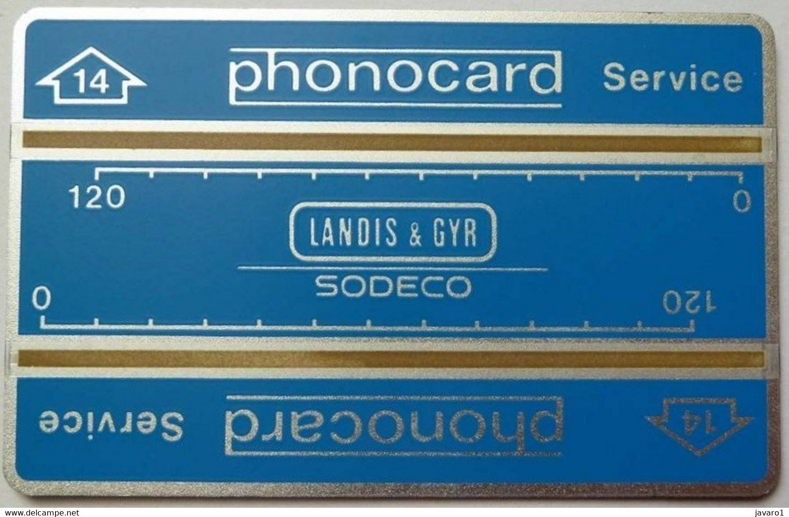 SPAIN : T003 Blue SERVICE CARD (14) 2/4mm MINT - Sonstige & Ohne Zuordnung
