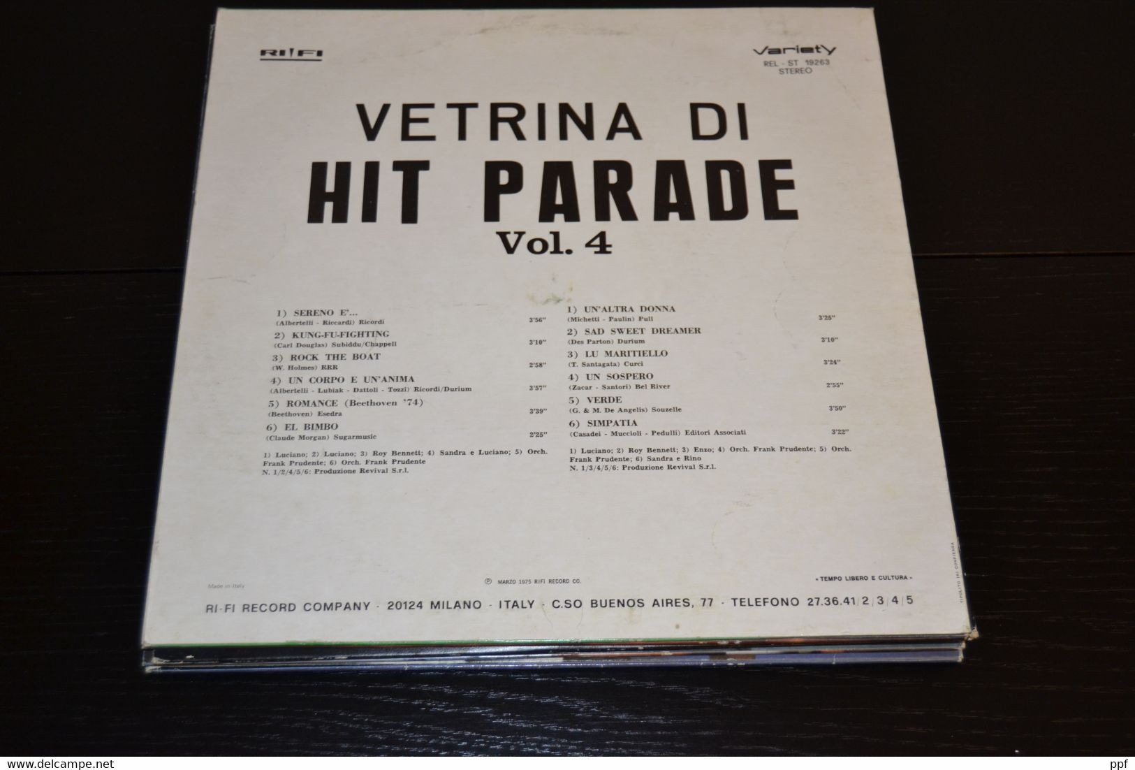 Gli Introvabili: Vetrina Di Hit Parade Vol.4. Disco 33 Giri Originale. - Compilaciones