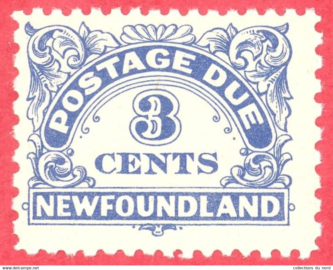 Canada Newfoundland # J3 - 3 Cents - Mint N/H F - Dated  1939 - Postage Due /  Affranchissement  Dû - Fin De Catalogue (Back Of Book)