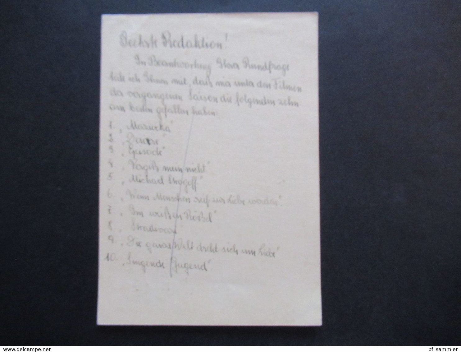 Österreich 1936 GA Bildpostkarte P 300 Mit Bild Wien Parlament / Parlamentsgebäude An Die Redaktion "Mein Film" - Covers & Documents