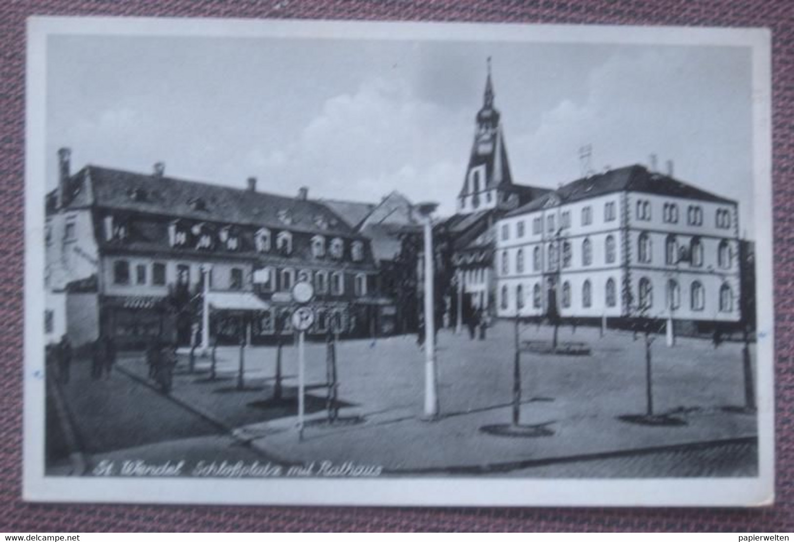 St. Wendel - Schloßplatz Mit Rathaus - Kreis Sankt Wendel