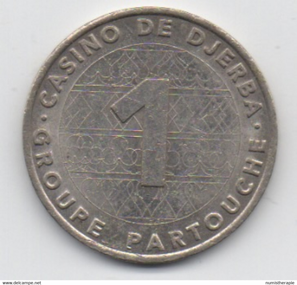 Jeton De Slot Machine à Sous : Casino Partouche De Djerba Tunisie (Diamètre  29,5 Mm) - Casino