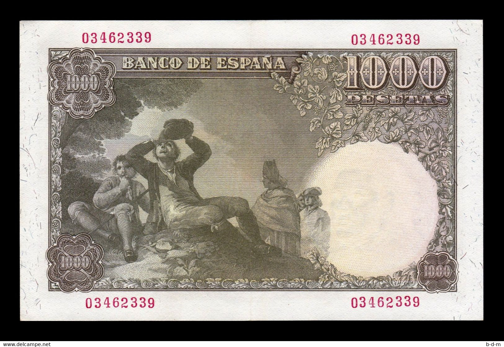 España Spain 1000 Pesetas Ramón De Santillán 1949 Pick 138 EBC XF - 1000 Pesetas