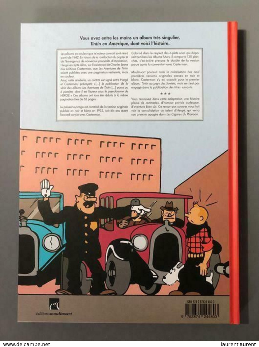 Tintin En Amérique - Colorisation Inédite - Tirage Limité Numéroté à 750 Exemplaires - (2020) - RARE - Erstausgaben