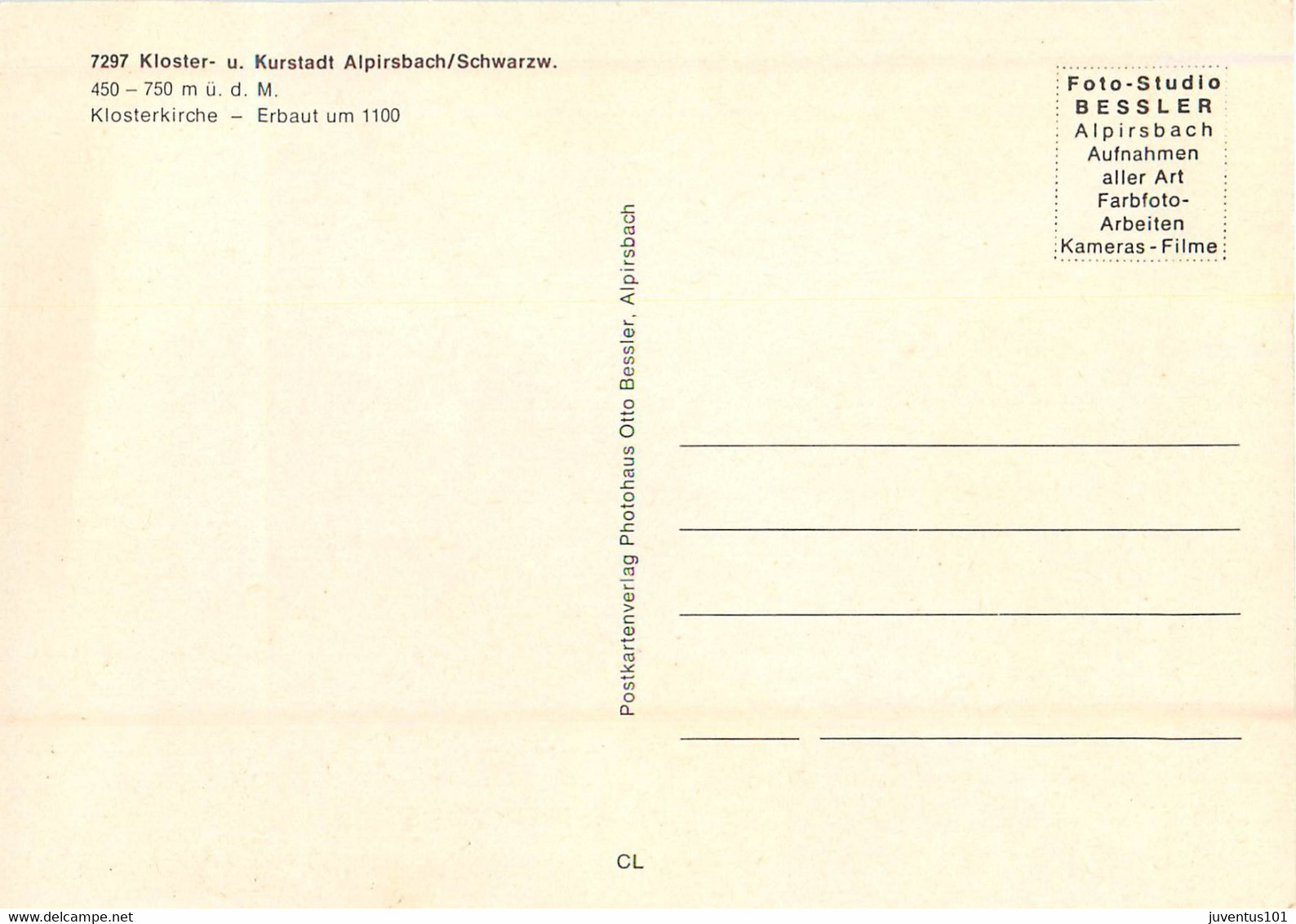 CPSM Kloster-Kurstadt-Alpirsbach     L210 - Alpirsbach