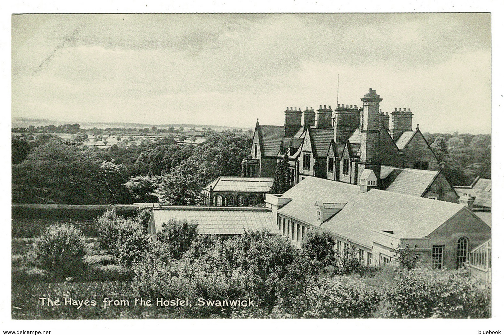 Ref 1441  - Early Postcard - The Hayes From Swanwick Hostel - Derbyshire - Derbyshire