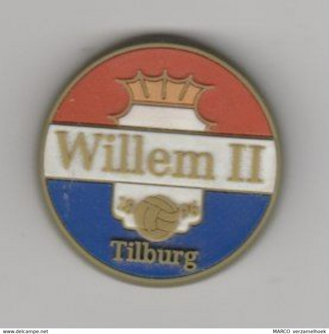 Koelkast Magneet Voetbal: Willem II Tilburg (NL) - Sport