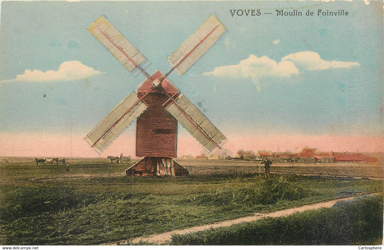 CPA 28 Eure Et Loir Voves Moulin De Foinville Les Villages Vovéens - Other & Unclassified