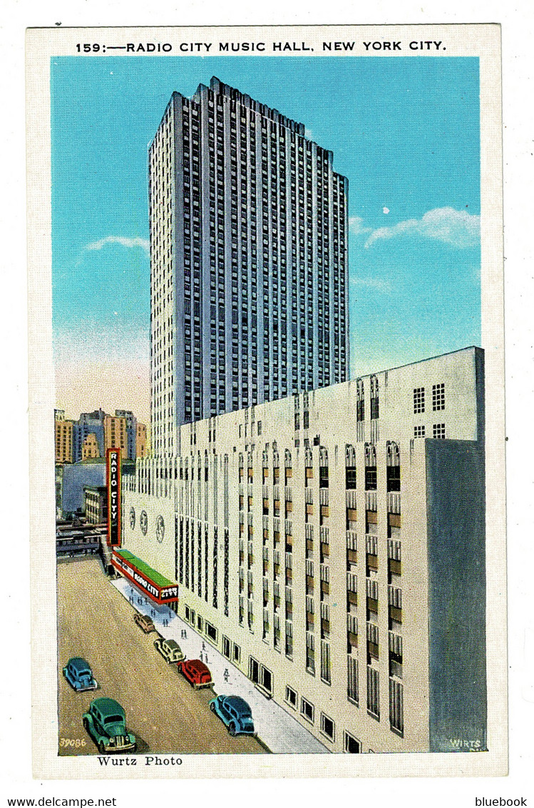 Ref 1442 - Early USA Postcard - Radio City Music Hall - New York - Autres Monuments, édifices