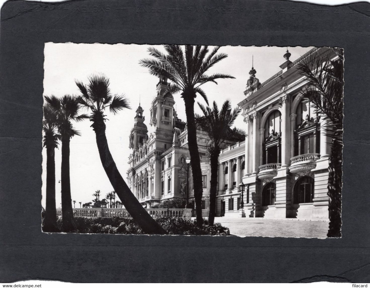 98241    Monaco,   Monte-Carlo,  Le  Theatre  Et Les Terrasses,  VG  1954 - Operahuis & Theater