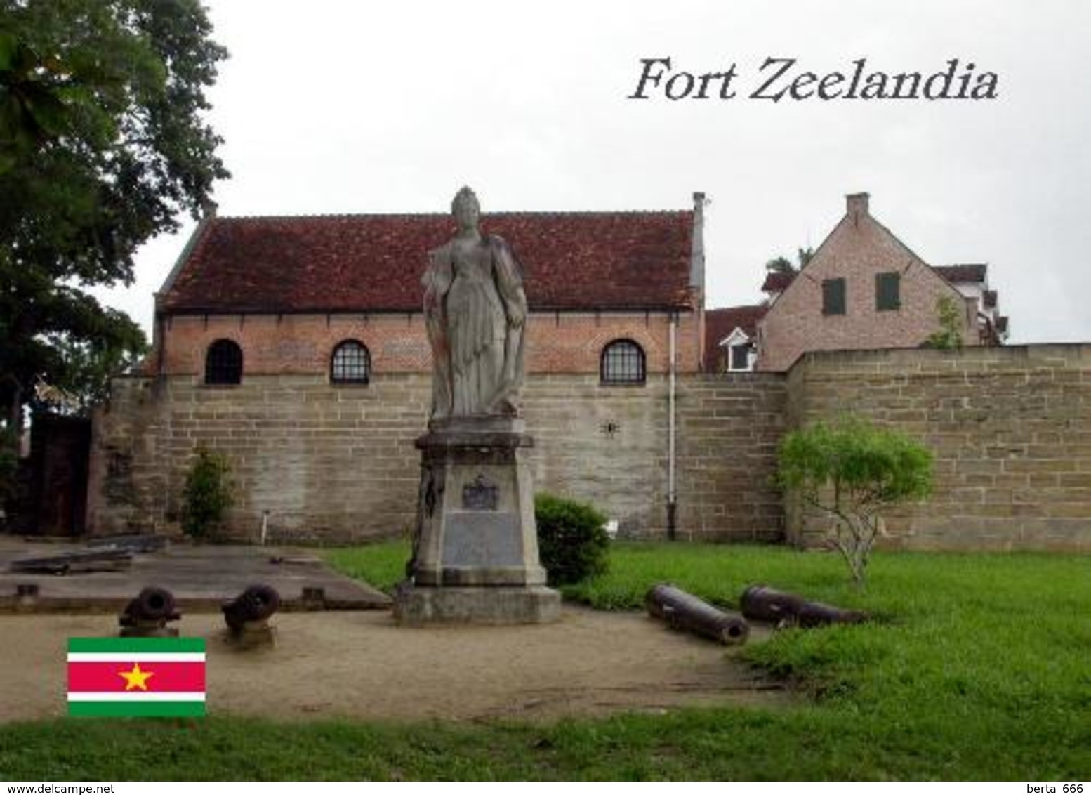 Suriname Fort Zeelandia Fortress New Postcard - Suriname