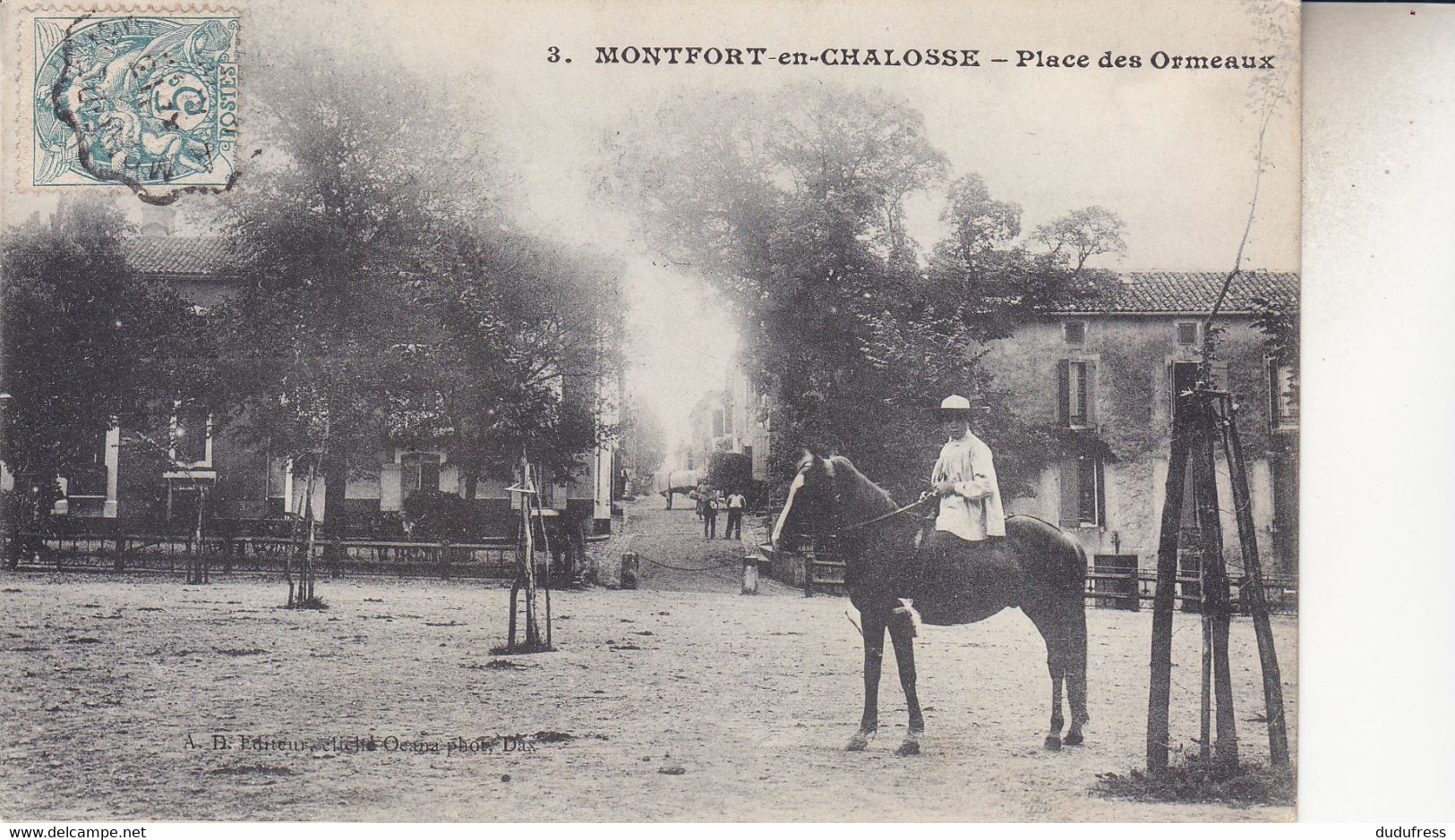 MONTFORT EN CHALOSSE  PLACE DES ORMEAUX - Montfort En Chalosse