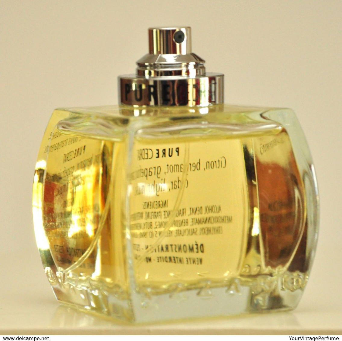 Azzaro Pure Cedrat Eau De Toilette Edt 125ml 4.2 Fl. Oz. Spray Perfume For Men Rare Vintage Old 2002 - Men