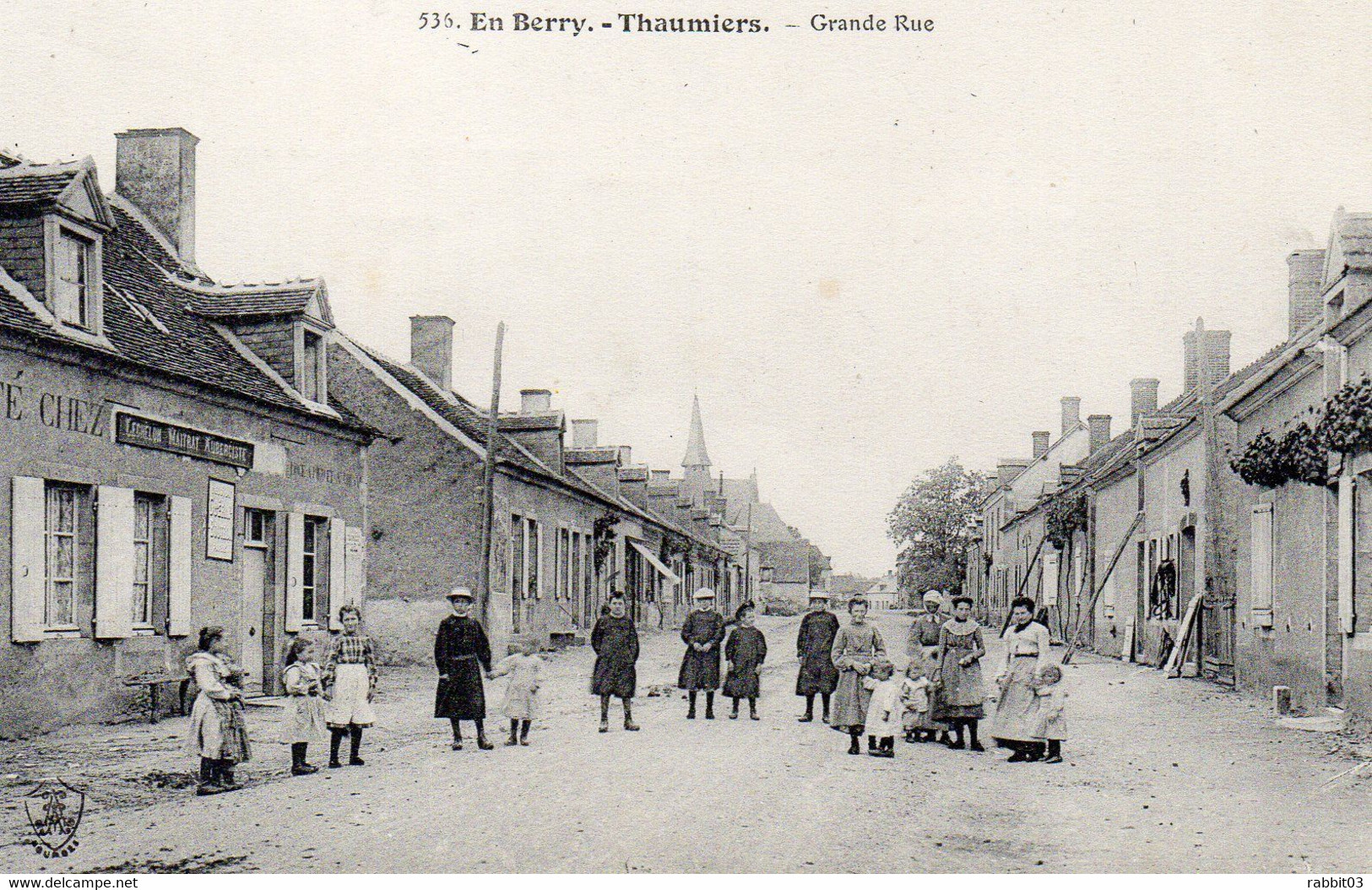 S 4   - 198  -     THAUMIERS   -    ( 18 )      -        Grande  Rue   - - Thaumiers