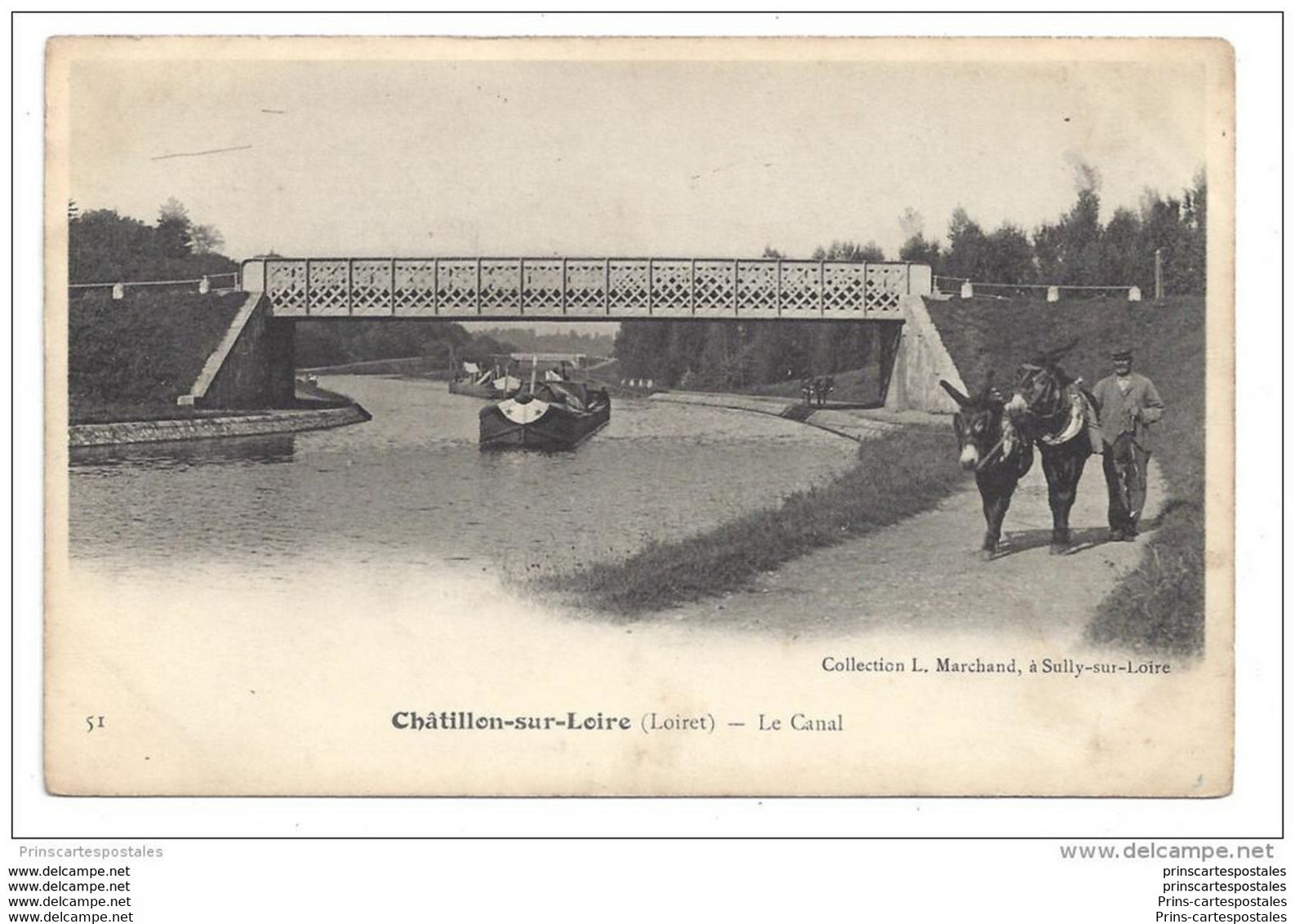 CPA 45 Chatillon Sur Loire Le Canal Halage - Chatillon Sur Loire