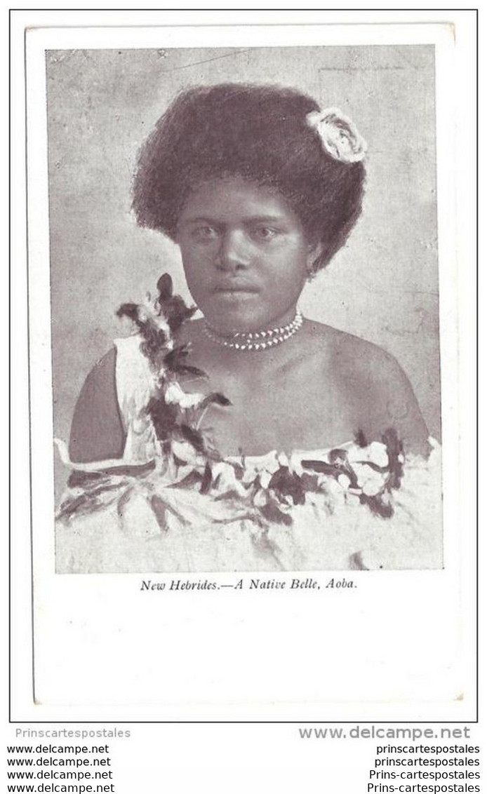 CPA Nouvelles Hébrides A Native Belle Aoba - Vanuatu