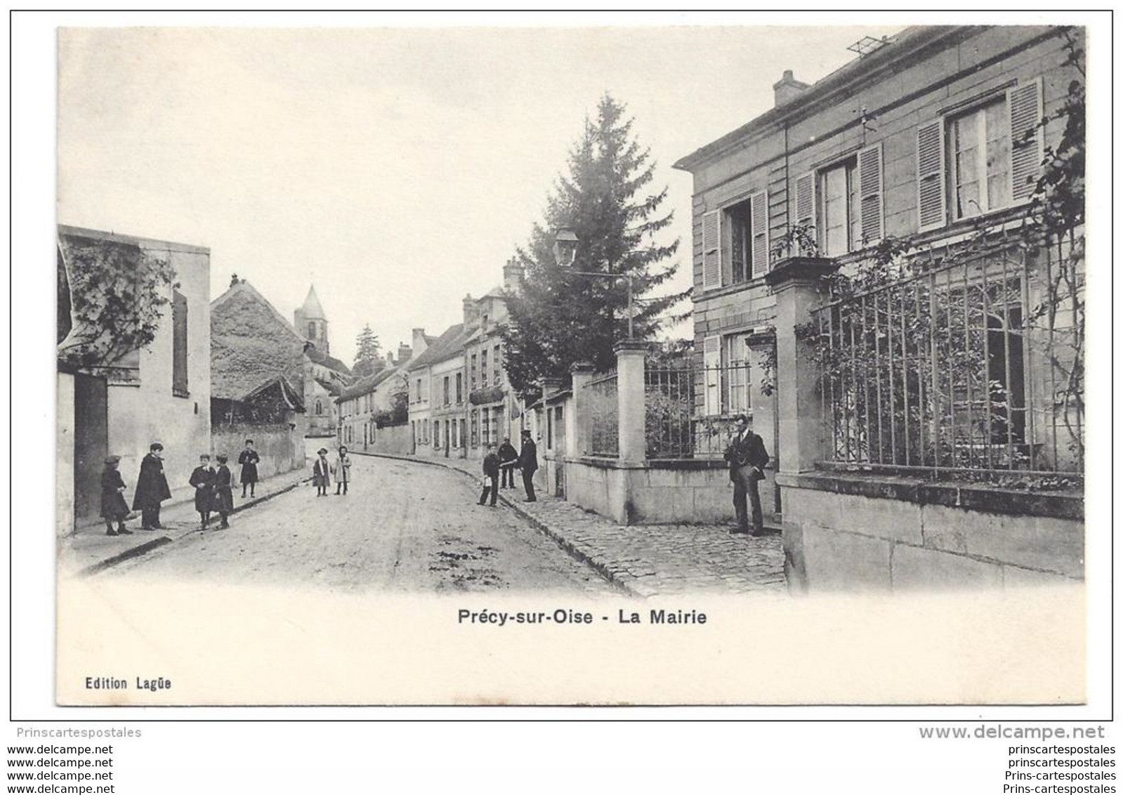 CPA 60 Precy Sur Oise La Mairie - Précy-sur-Oise