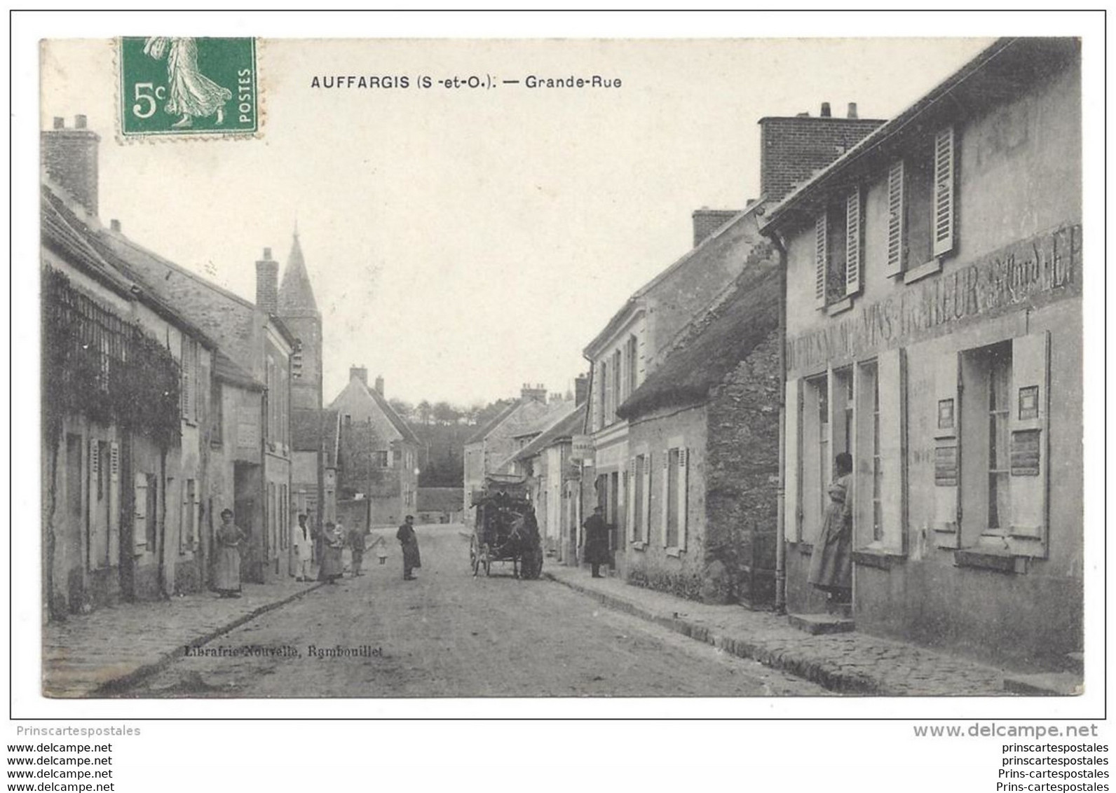 CPA 78 Auffargis Grande Rue - Auffargis