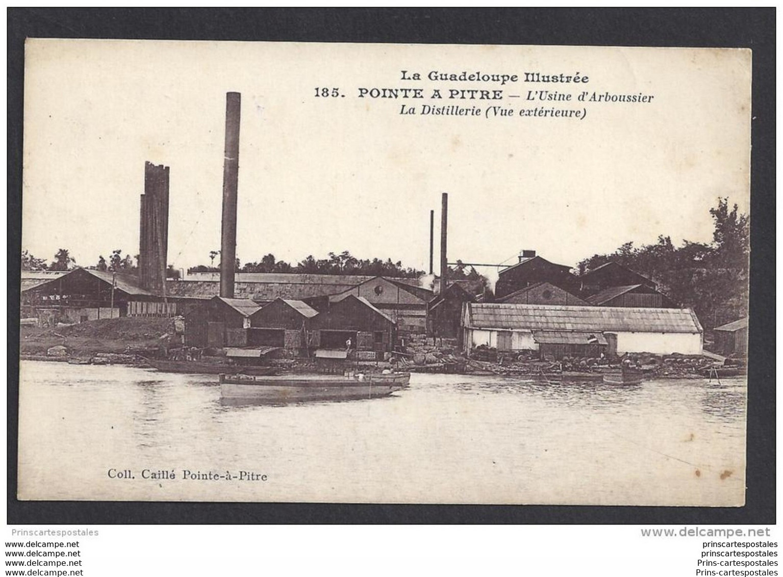 CPA Guadeloupe Pointe à Pitre La Distillerie L'usine Arboussier - Pointe A Pitre