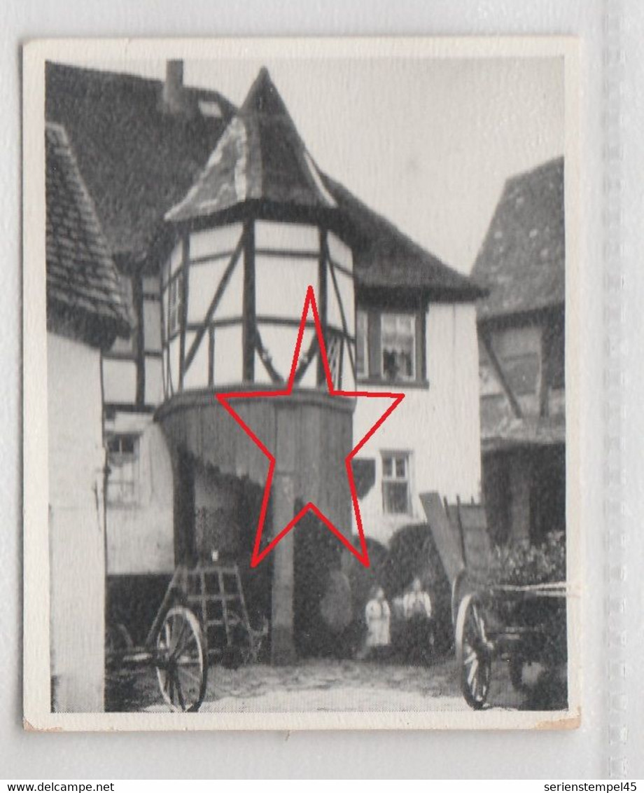 Sammelbild 196 Serie E Dreieichenhain Stadt Dreieich Haus Mit Treppenvorbau  Größe 6,5 X 5 Cm Keine Ansichtskarte - Dreieich