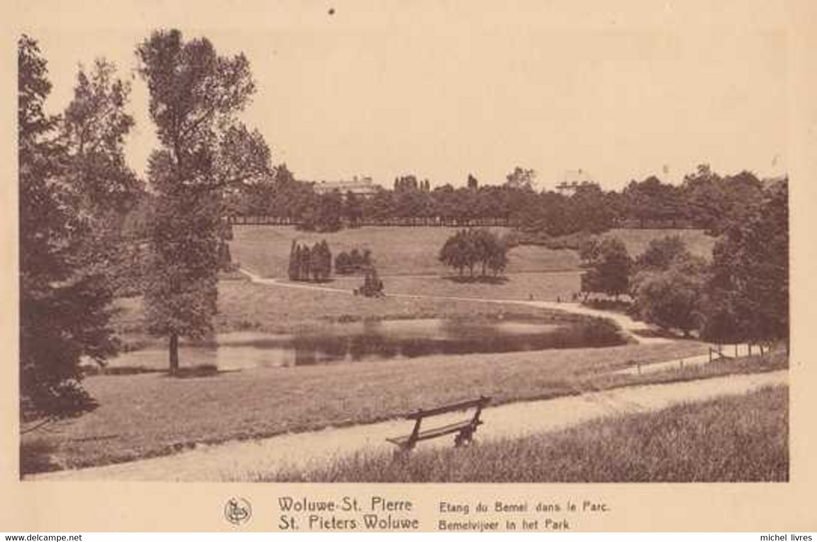 Woluwé-St-Pierre - Etang Du Bemel Dans Le Parc - Pas Circulé - Nels - TBE - Woluwe-St-Pierre - St-Pieters-Woluwe