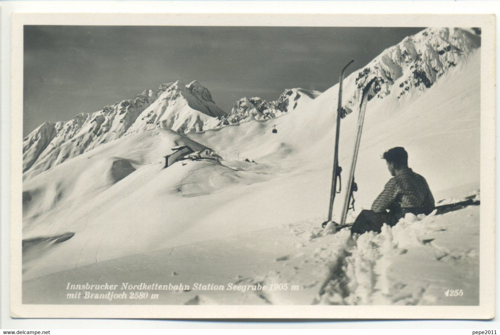 CPSM Autriche TYROL Innsbrucker Nordkettenbahn Seegrube Brandjoch - Innsbruck