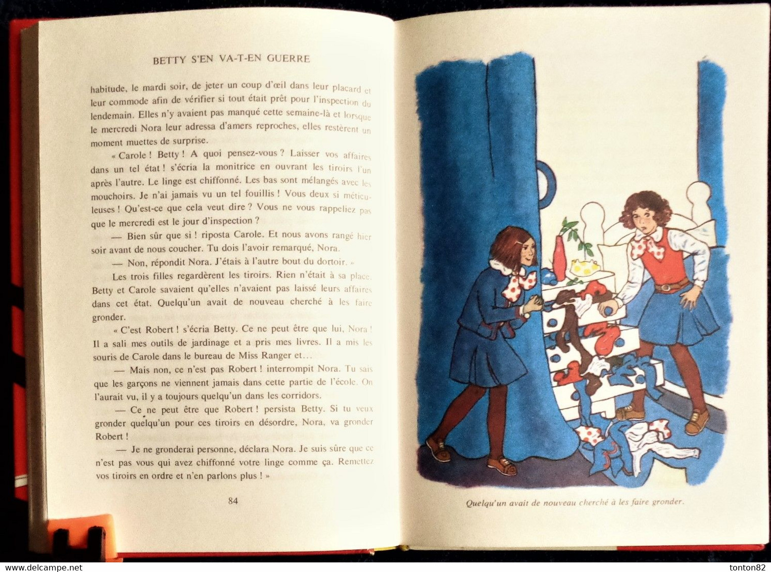 Enid Blyton - BETTY s'en va-t-en guerre guerre - Idéal Bibliothèque - ( 1972 ) .