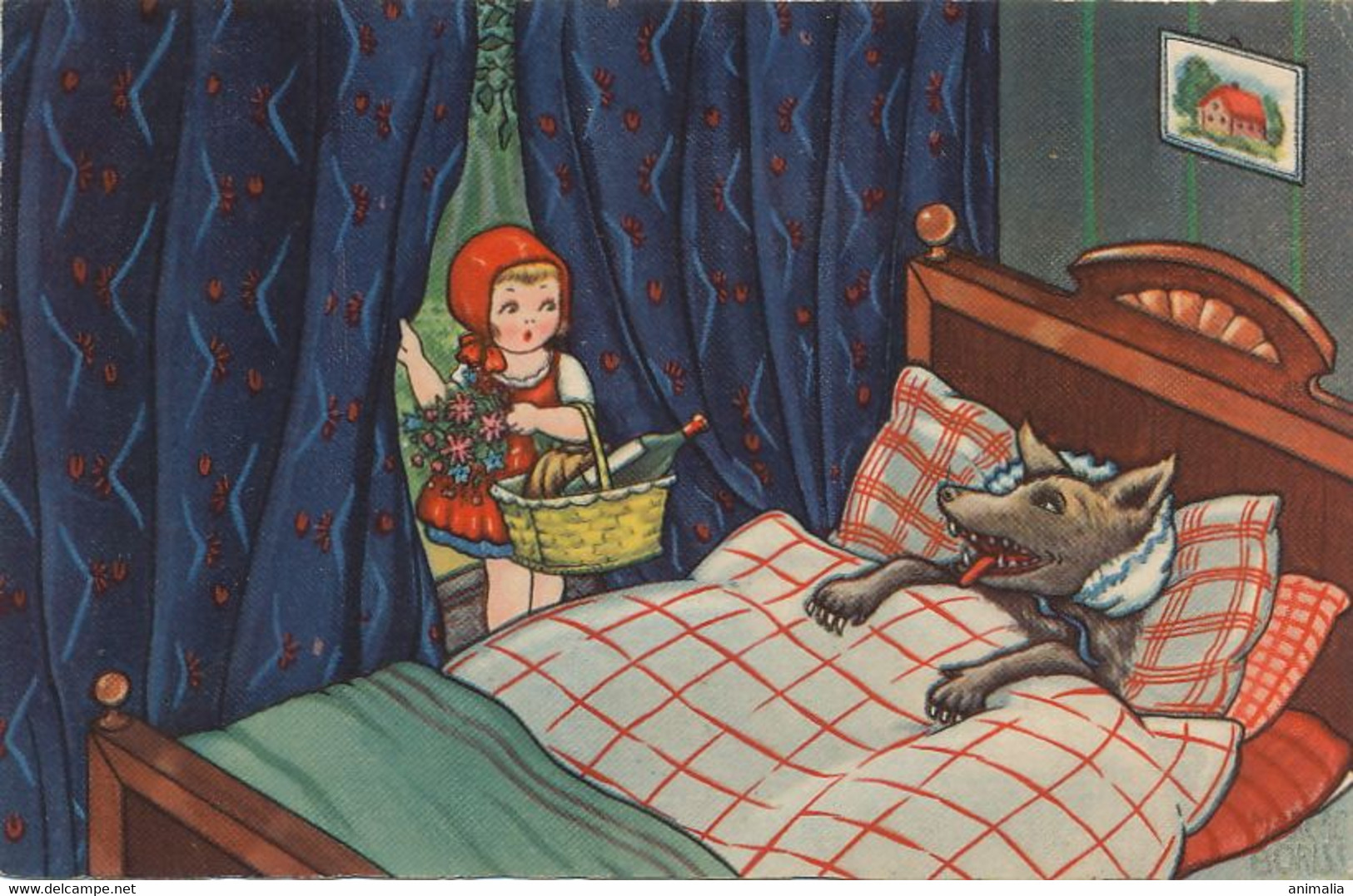 Margret Boriss Little Red Riding Hood And Wolf . Petit Chaperon Rouge . Loup . Conte Perrault. Wilryck Wenduyne Belgique - Boriss, Margret