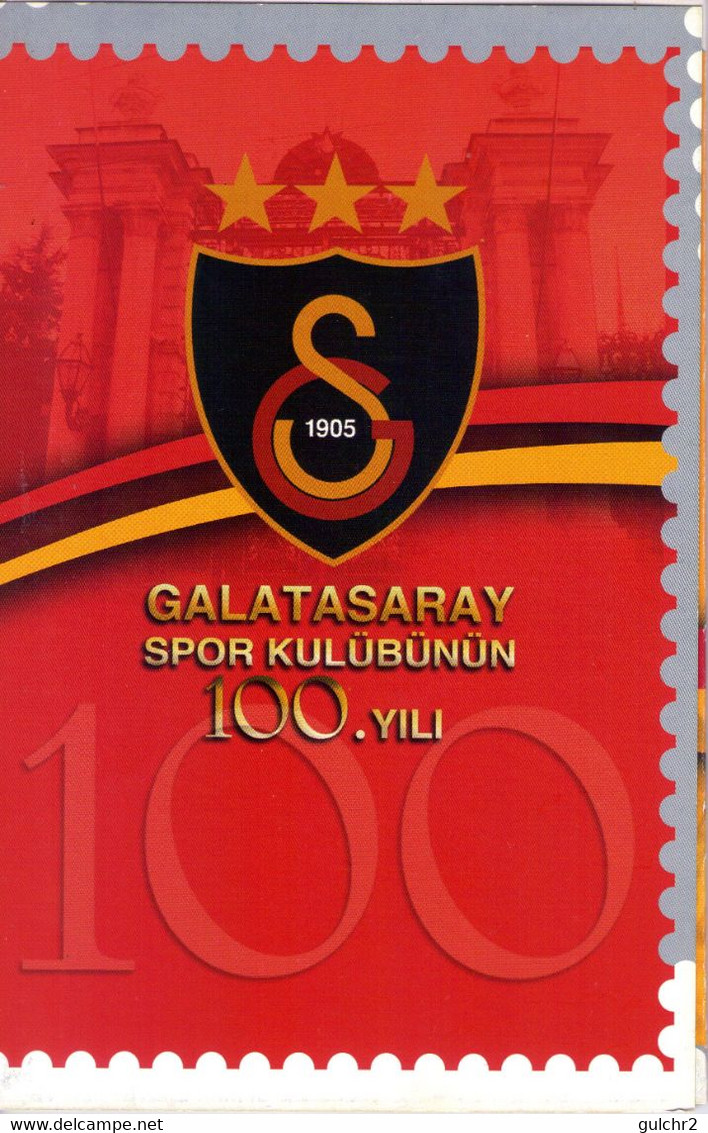 Türkey  2005 100 Jahre Galatasaray Präsentationmappe Mit Den Marken Beiden Blocks Und 2 FDC - Autres & Non Classés